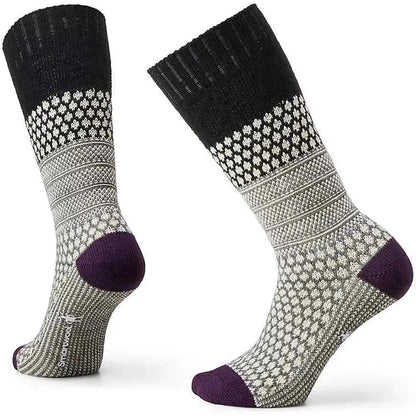 Everyday Popcorn Cable Crew Socks-Accessories - Socks - Unisex-Smartwool-Black-S-Appalachian Outfitters