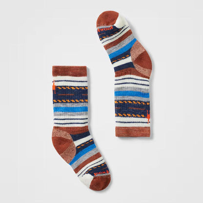 Smartwool Kids' Hike Margarita Crew Socks-Accessories - Socks - Kids-Smartwool-Picante-S-Appalachian Outfitters