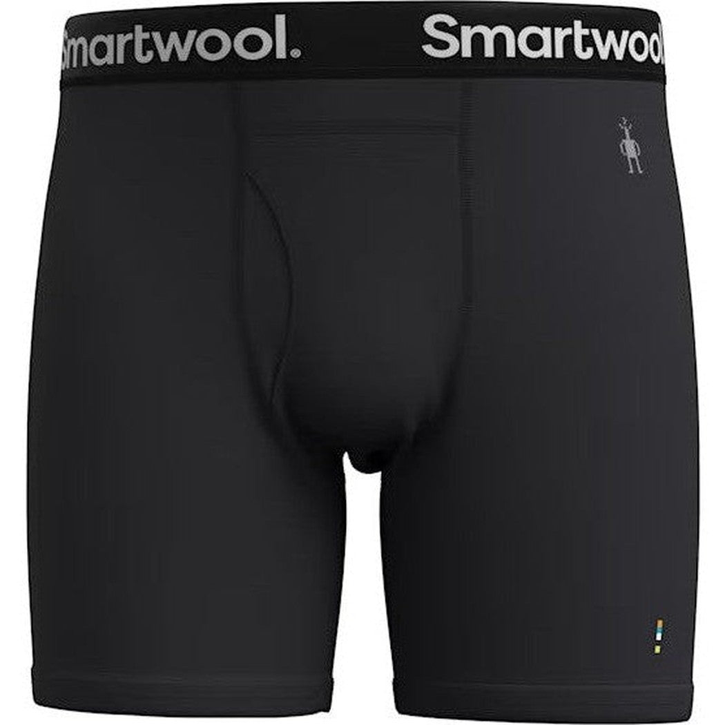 Smartwool Men's Active Boxer Brief Boxed-Men's - Clothing - Underwear-Smartwool-Black-M-Appalachian Outfitters