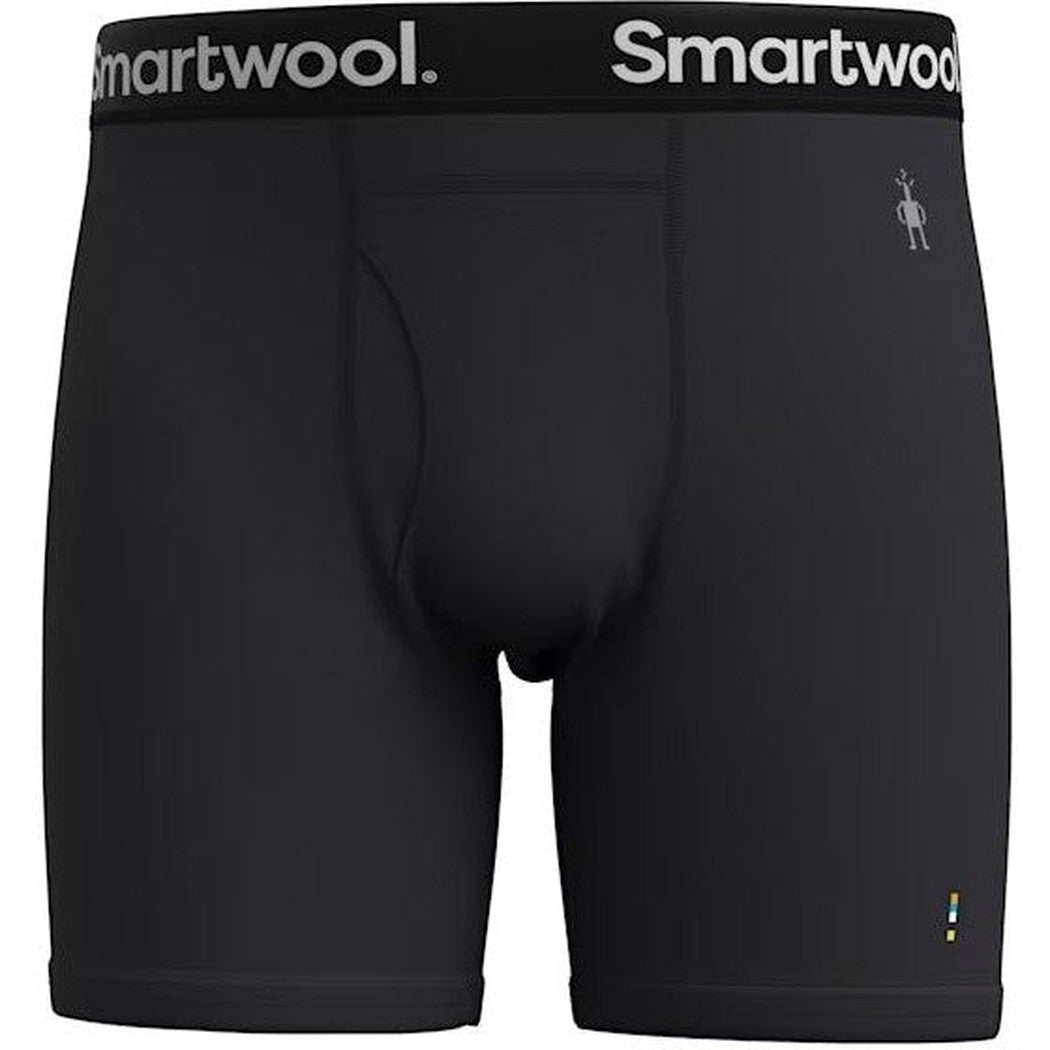 Smartwool Men's Merino Boxer Brief Boxed-Men's - Clothing - Underwear-Smartwool-Black-M-Appalachian Outfitters