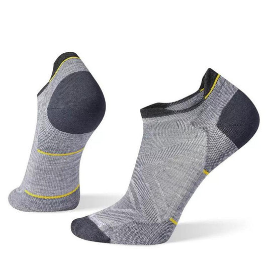 Run Zero Cushion Low Ankle Socks-Accessories - Socks - Unisex-Smartwool-Light Gray-M-Appalachian Outfitters