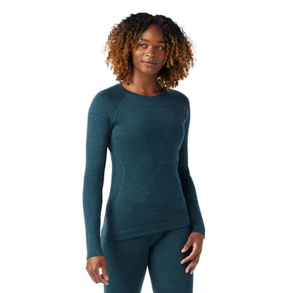 Smartwool Women's Classic Thermal Merino Base Layer Crew-Women's - Clothing - Baselayer-Smartwool-Twilight Blue Heather-XS-Appalachian Outfitters