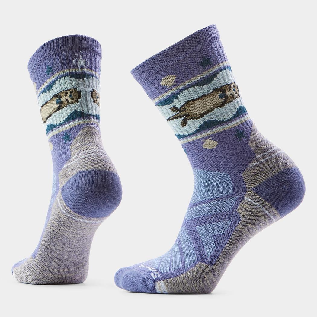 Smartwool Women's Hike Light Cushion Otter Float Crew Socks-Accessories - Socks - Women's-Smartwool-Nightfall Blue-S-Appalachian Outfitters