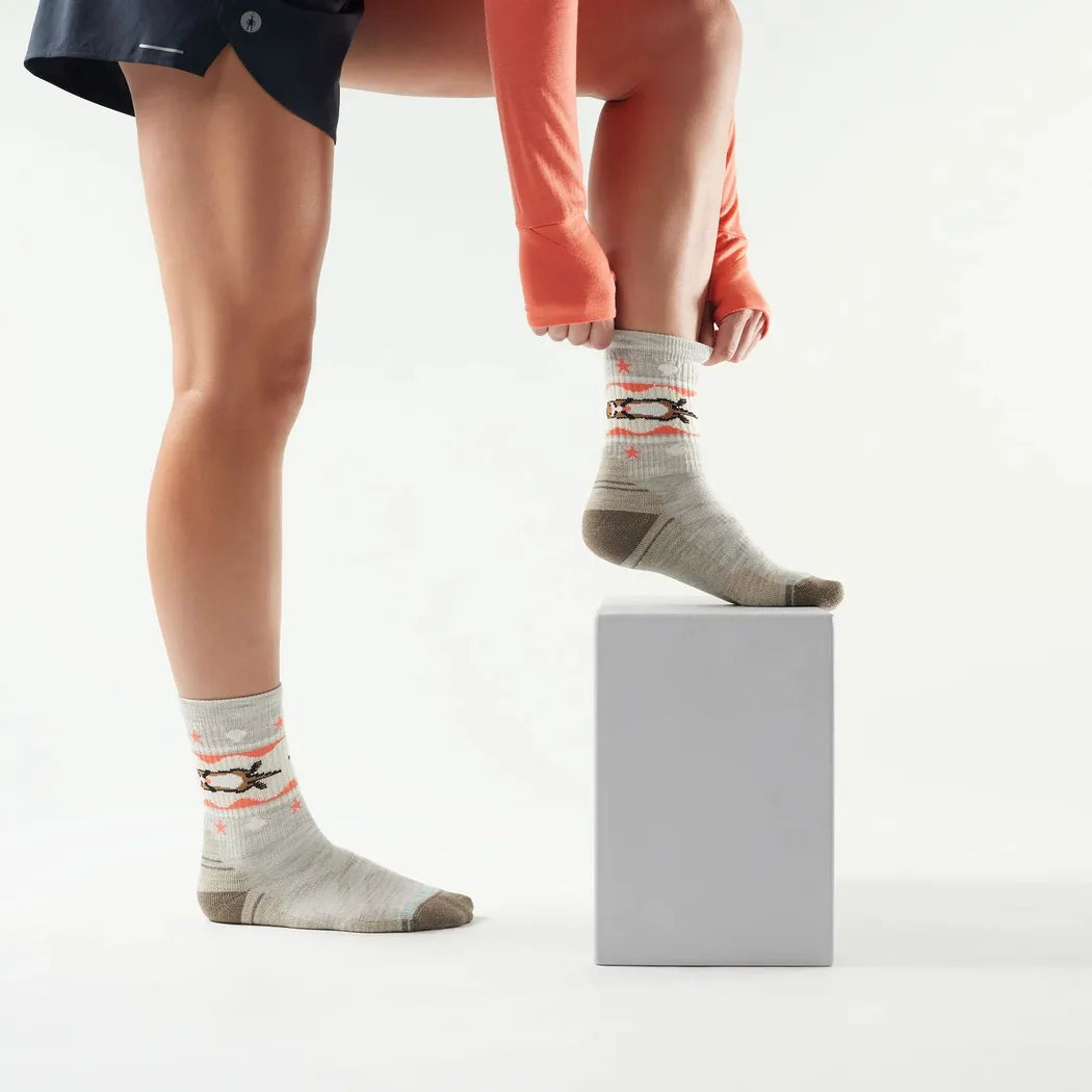 Smartwool Women's Hike Light Cushion Otter Float Crew Socks-Accessories - Socks - Women's-Smartwool-Appalachian Outfitters