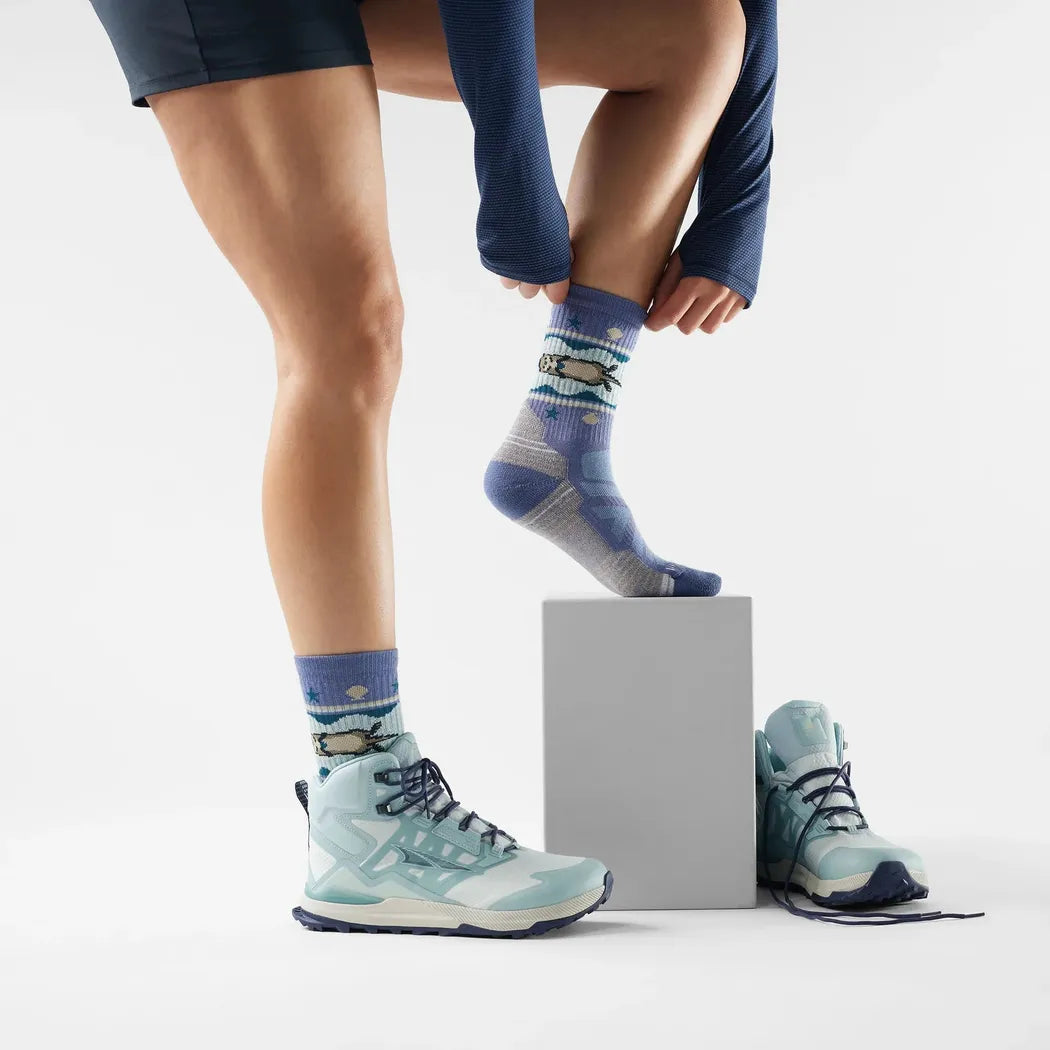 Smartwool Women's Hike Light Cushion Otter Float Crew Socks-Accessories - Socks - Women's-Smartwool-Appalachian Outfitters