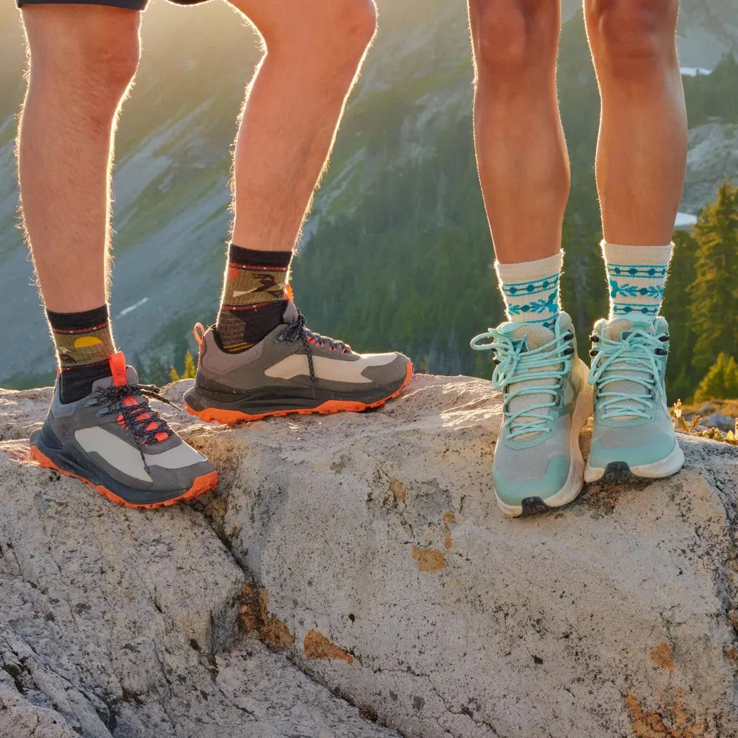 Smartwool Women's Hike Light Cushion Retro Floral Mid Crew Socks-Accessories - Socks - Women's-Smartwool-Appalachian Outfitters