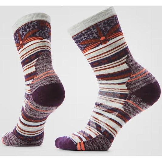 Smartwool Women's Hike Targeted Cushion Dragon Stitch Mid Crew Socks-Accessories - Socks - Women's-Smartwool-Ash-L-Appalachian Outfitters