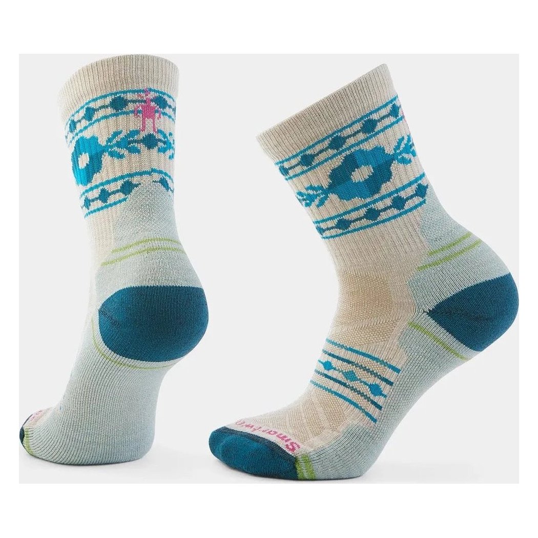 Smartwool Women's Hike Light Cushion Retro Floral Mid Crew Socks-Accessories - Socks - Women's-Appalachian Outfitters