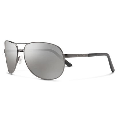 Suncloud Aviator-Accessories - Sunglasses-Suncloud-Gunmetal-Polar Silver Mirror-Appalachian Outfitters