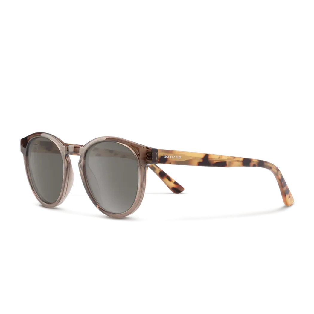 Suncloud Barnes-Accessories - Eyewear - Sunglasses-Suncloud-Sepia Crystal-Polarized Gray-Appalachian Outfitters
