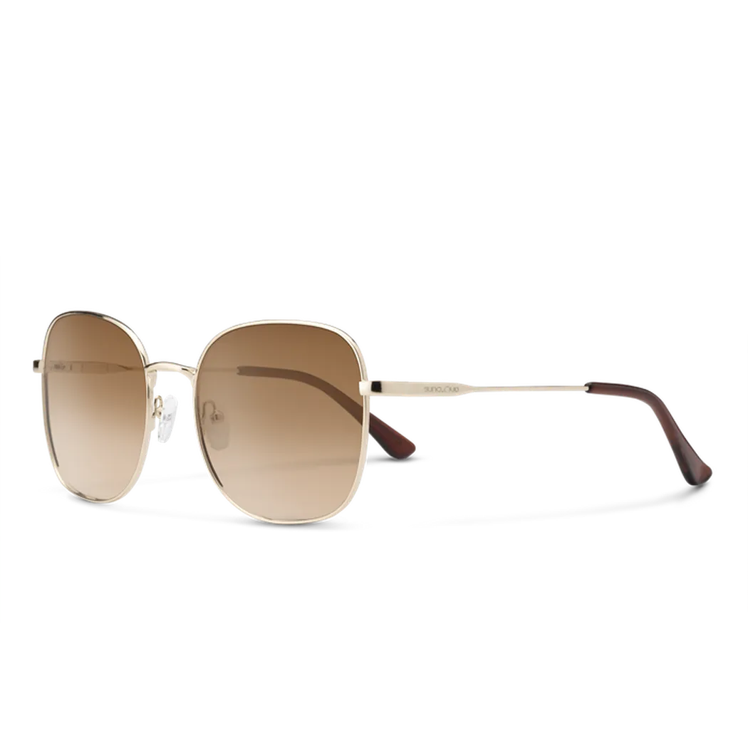 Suncloud Beverly-Accessories - Eyewear - Sunglasses-Suncloud-Gold-Polarized Brown Gradient-Appalachian Outfitters
