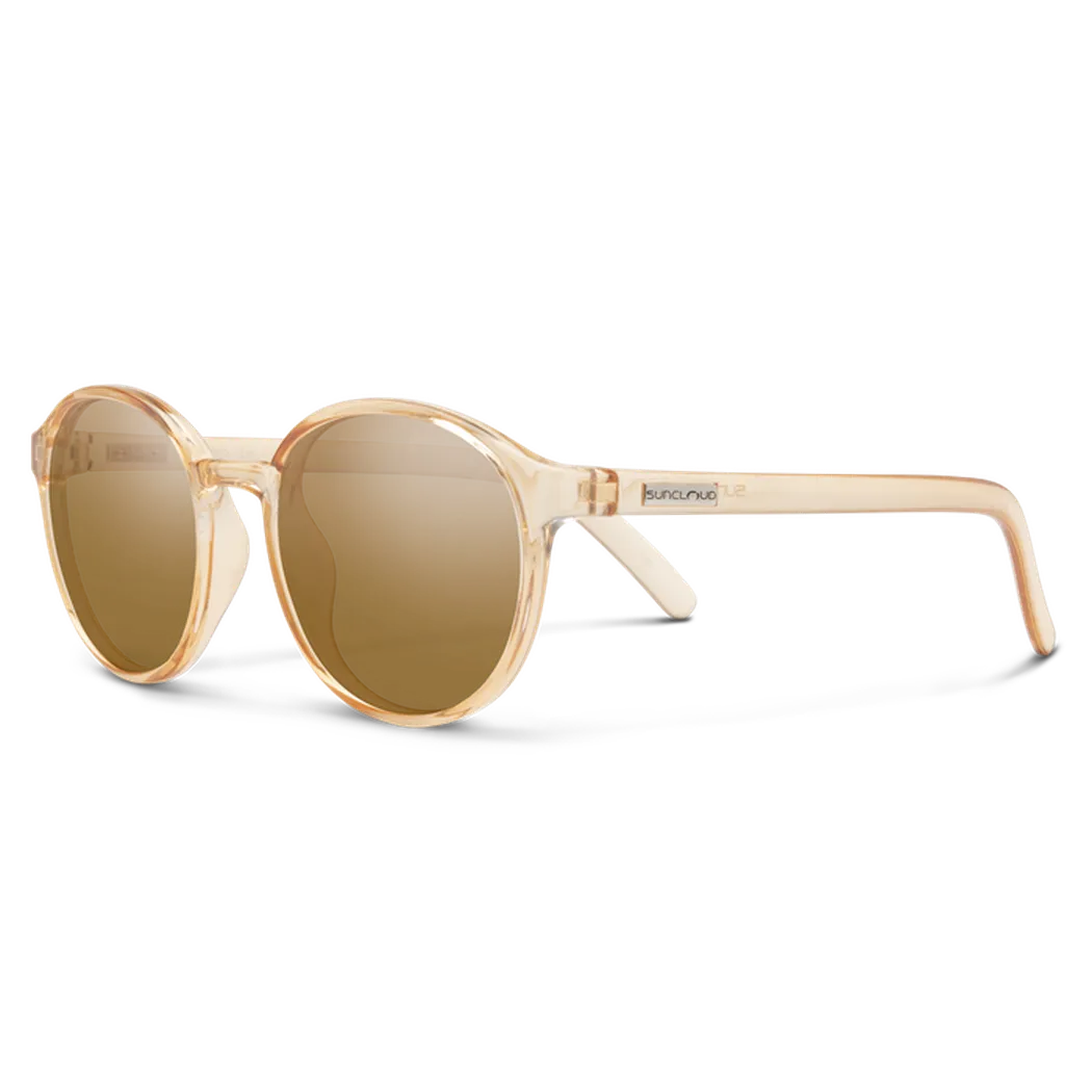 Suncloud Low Key-Accessories - Eyewear - Sunglasses-Suncloud-Crystal Peach-Polarized Brown-Appalachian Outfitters