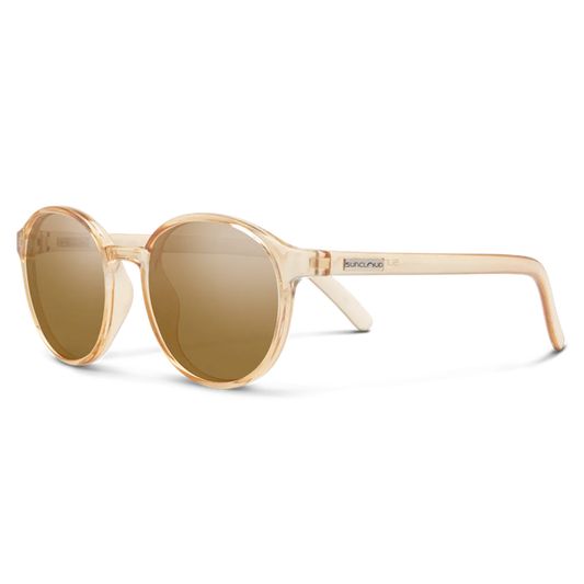 Suncloud Low Key-Accessories - Eyewear - Sunglasses-Suncloud-Crystal Peach-Polarized Brown-Appalachian Outfitters