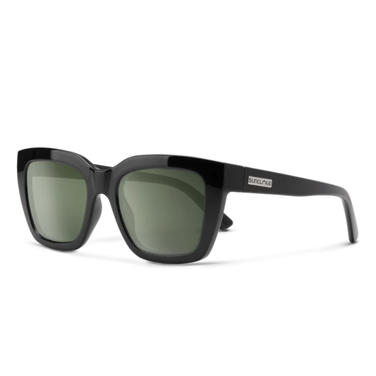 Suncloud Marion-Accessories - Eyewear - Sunglasses-Suncloud-Black-Polarized Gray Green-Appalachian Outfitters