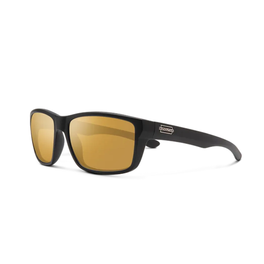 Suncloud Mayor-Accessories - Eyewear - Sunglasses-Suncloud-Matte Black-Polarized Sienna Mirror-Appalachian Outfitters