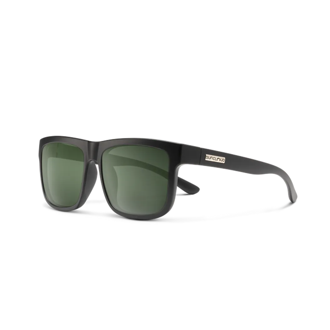 Suncloud Quiver-Accessories - Eyewear - Sunglasses-Suncloud-Matte Black-Polarized Gray Green-Appalachian Outfitters