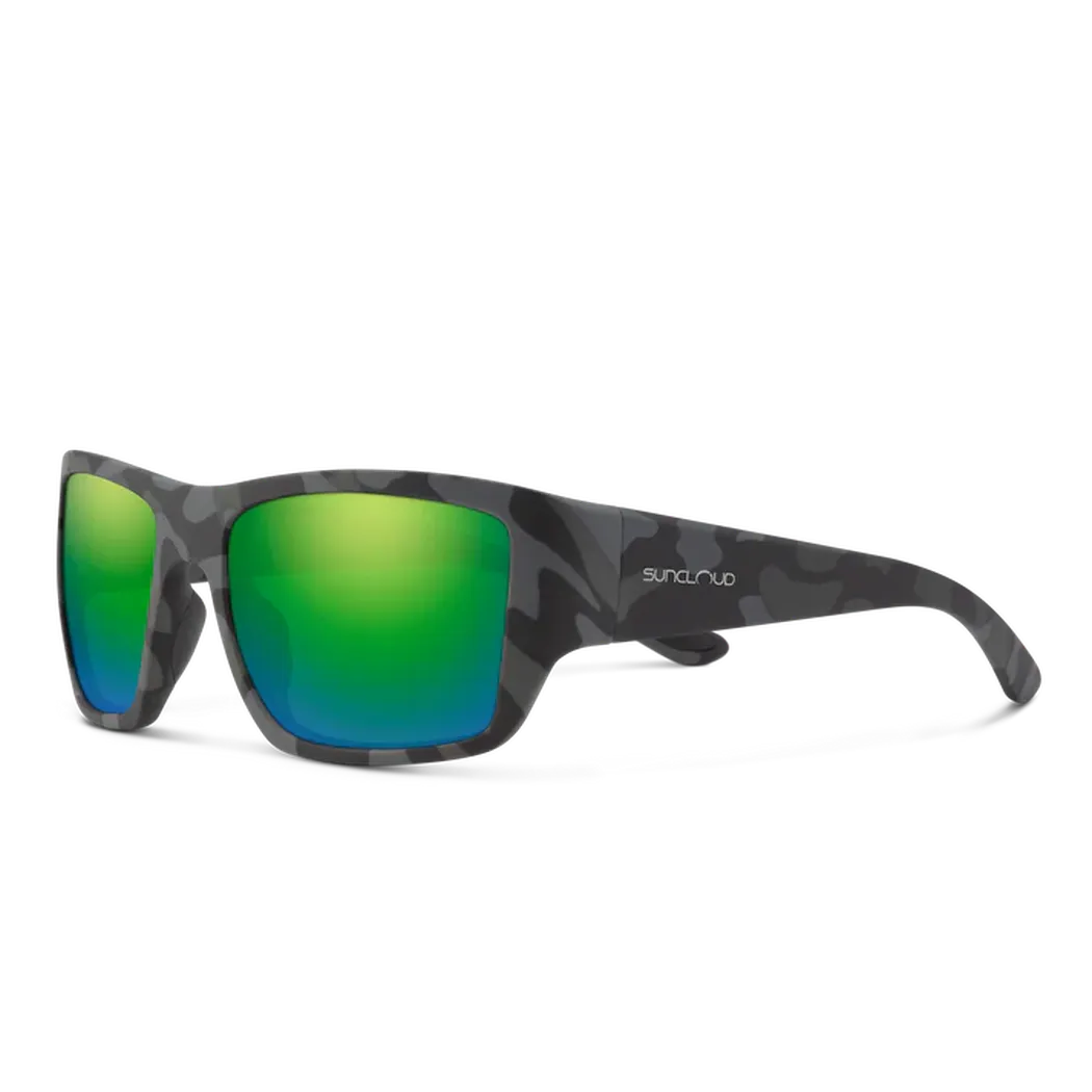 Suncloud Sculpin-Accessories - Eyewear - Sunglasses-Suncloud-Matte Stonefish-Polarized Green Mirror-Appalachian Outfitters