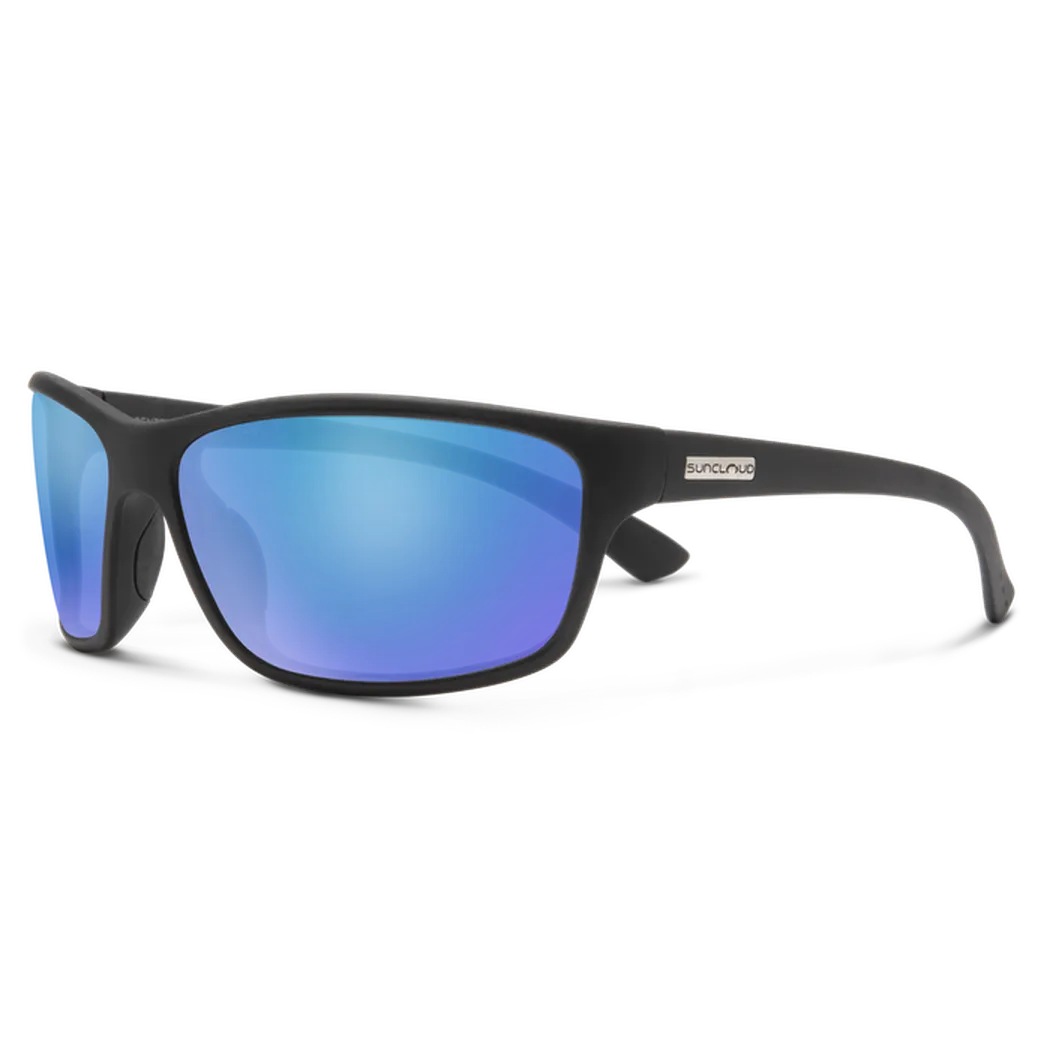 Suncloud Sentry-Accessories - Eyewear - Sunglasses-Suncloud-Matte Black-Polarized Blue Mirror-Appalachian Outfitters