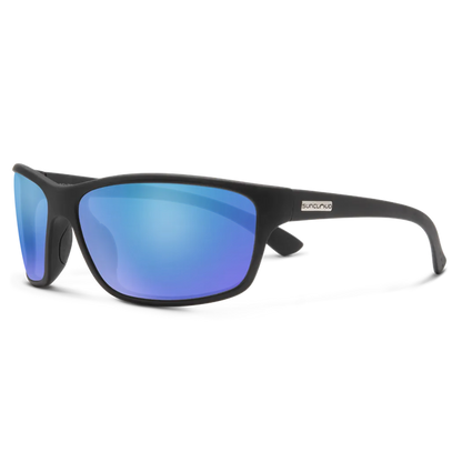 Suncloud Sentry-Accessories - Eyewear - Sunglasses-Suncloud-Matte Black-Polarized Blue Mirror-Appalachian Outfitters