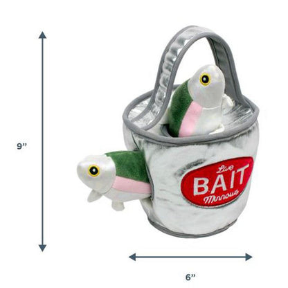 Tall Tails Bait Bucket Squeaky Hide & Seek Toy - 9"-Pets - Toys-Tall Tails-Appalachian Outfitters
