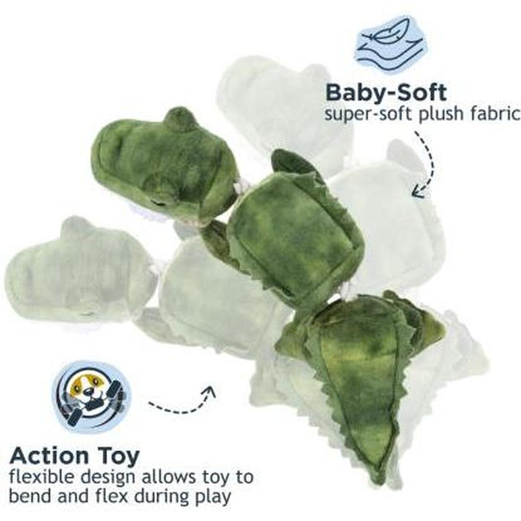 Tall Tails Gator Jointed Shake Play Dog Toy-Pets - Toys-Tall Tails-Appalachian Outfitters