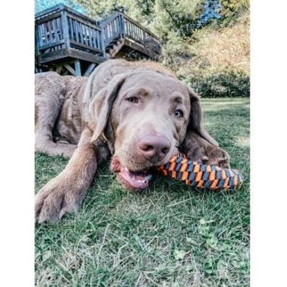 Tall Tails Orange Braided Ring Toy Outdoor Dogs