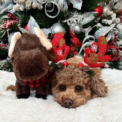 Tall Tails Plush Animated Moose Toy-Pets - Toys-Tall Tails-Appalachian Outfitters