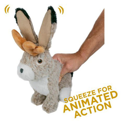 Tall Tails Plush Jackalope Twitchy Toy - 9"-Pets - Toys-Tall Tails-Appalachian Outfitters