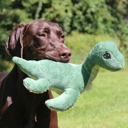 Tall Tails Plush Nessie SqueakCrinkle / Inner Rope Toy - 13'-Pets - Toys-Tall Tails-Appalachian Outfitters