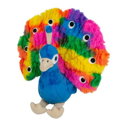 Tall Tails Plush Peacock Squeaker Toy - 9"-Pets - Toys-Tall Tails-Appalachian Outfitters