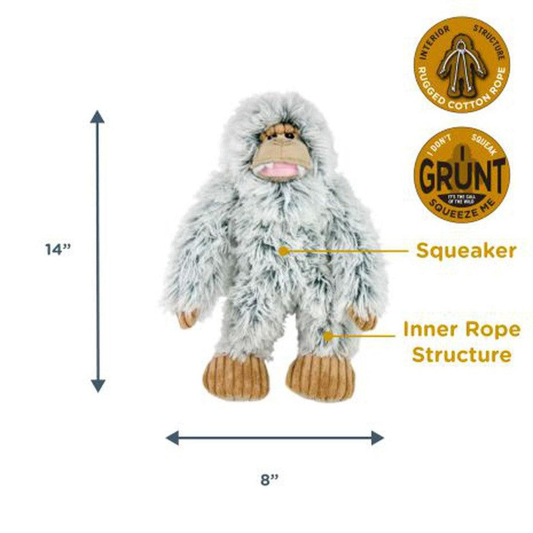 Tall Tails Plush Yeti Squeaker Toy - 14"-Pets - Toys-Tall Tails-Appalachian Outfitters