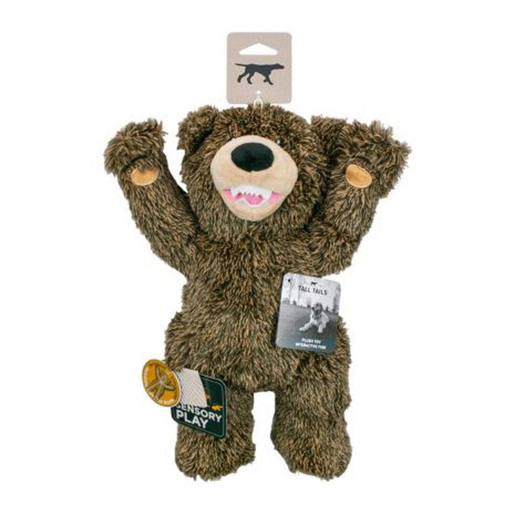Tall Tails Rope Body Grizzly Bear 14"-Pets - Toys-Tall Tails-Appalachian Outfitters