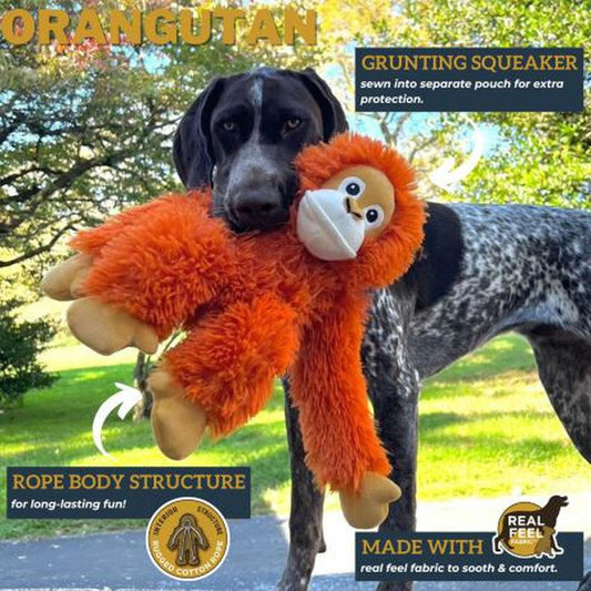 Tall Tails Rope Body Orangutan 14"-Pets - Toys-Tall Tails-Appalachian Outfitters