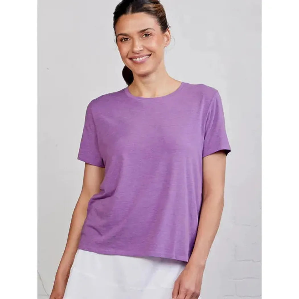 Tasc Women's All Day T-Women's - Clothing - Tops-Tasc-Paradise Heather-S-Appalachian Outfitters