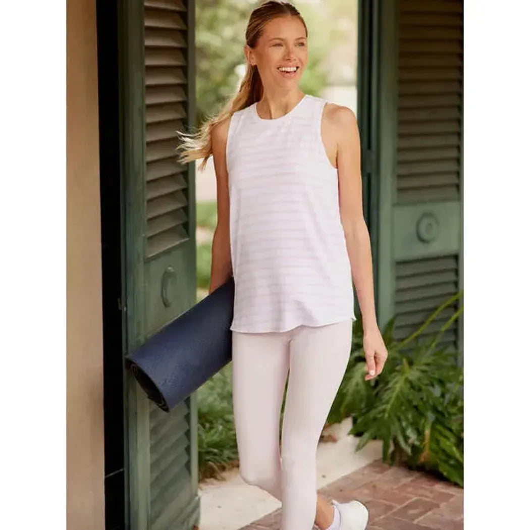 Tasc Women's Nola Tank 2.0-Women's - Clothing - Tops-Tasc-White/Seashell-XS-Appalachian Outfitters