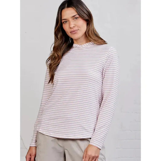 Tasc Women's Recess Hoodie - Stripe-Women's - Clothing - Tops-Tasc-Appalachian Outfitters