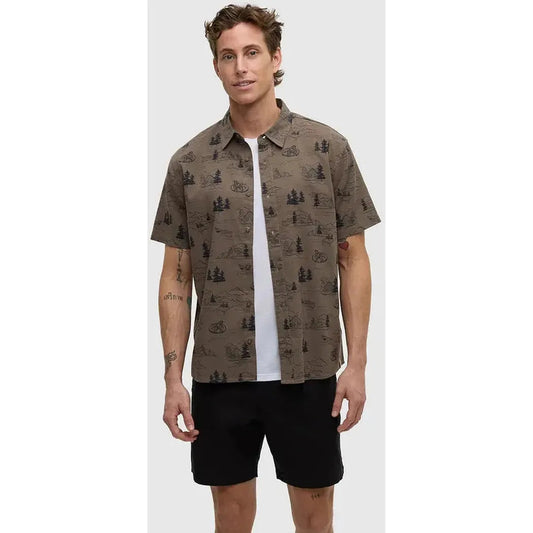 Tentree Men's Redwood Shirt-Men's - Clothing - Tops-Timber Lake Sasquatch-S-Appalachian Outfitters