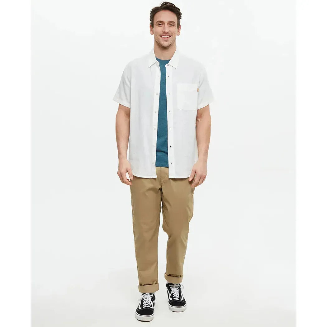 Tentree Men's Dundas Shirt-Men's - Clothing - Tops-Tentree-Undyed-M-Appalachian Outfitters
