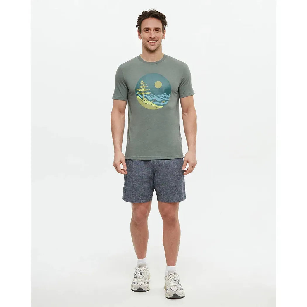 Tentree Men's Hemp Joshua Short-Men's - Clothing - Bottoms-Tentree-Midnight Blue Heather-S-Appalachian Outfitters