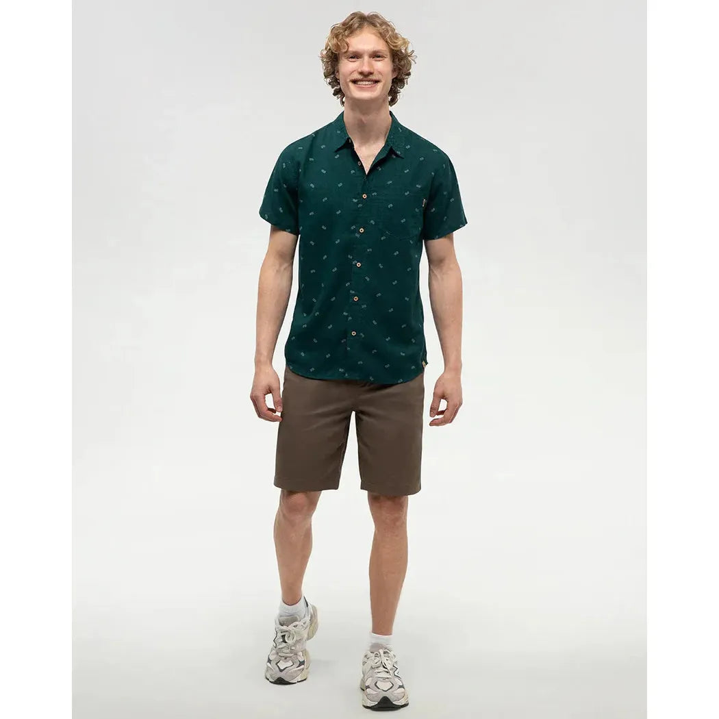 Tentree Men's Mancos Shirt-Men's - Clothing - Tops-Tentree-Jasper Camper Pale Oak-M-Appalachian Outfitters