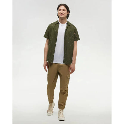 Tentree Men's Mancos Shirt-Men's - Clothing - Tops-Tentree-Deep Olive Everyday Adventure Khaki-M-Appalachian Outfitters