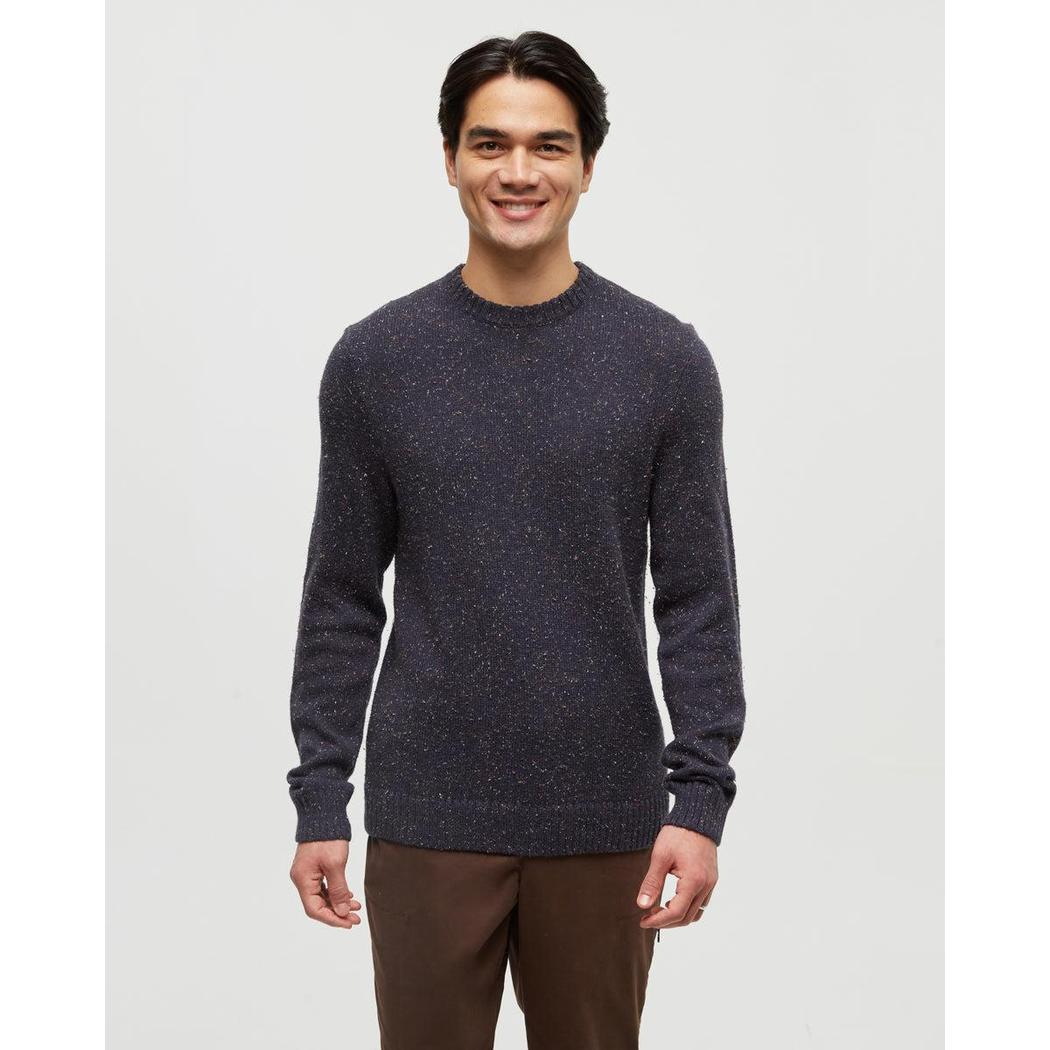 Tentree Men's Rambler Sweater-Men's - Clothing - Tops-Tentree-Midnight Blue Nep-M-Appalachian Outfitters