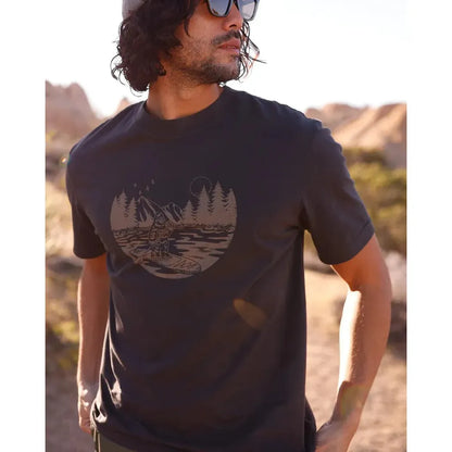 Tentree Men's Regenerative Lake Life Portal T-Shirt-Men's - Clothing - Tops-Tentree-Appalachian Outfitters