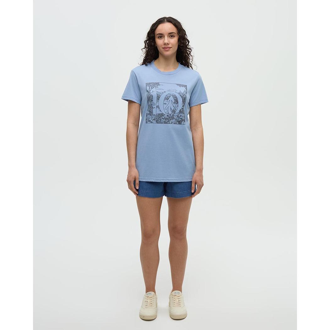 Tentree Women's Lake Life Logo T-Shirt-Women's - Clothing - Tops-Tentree-Appalachian Outfitters