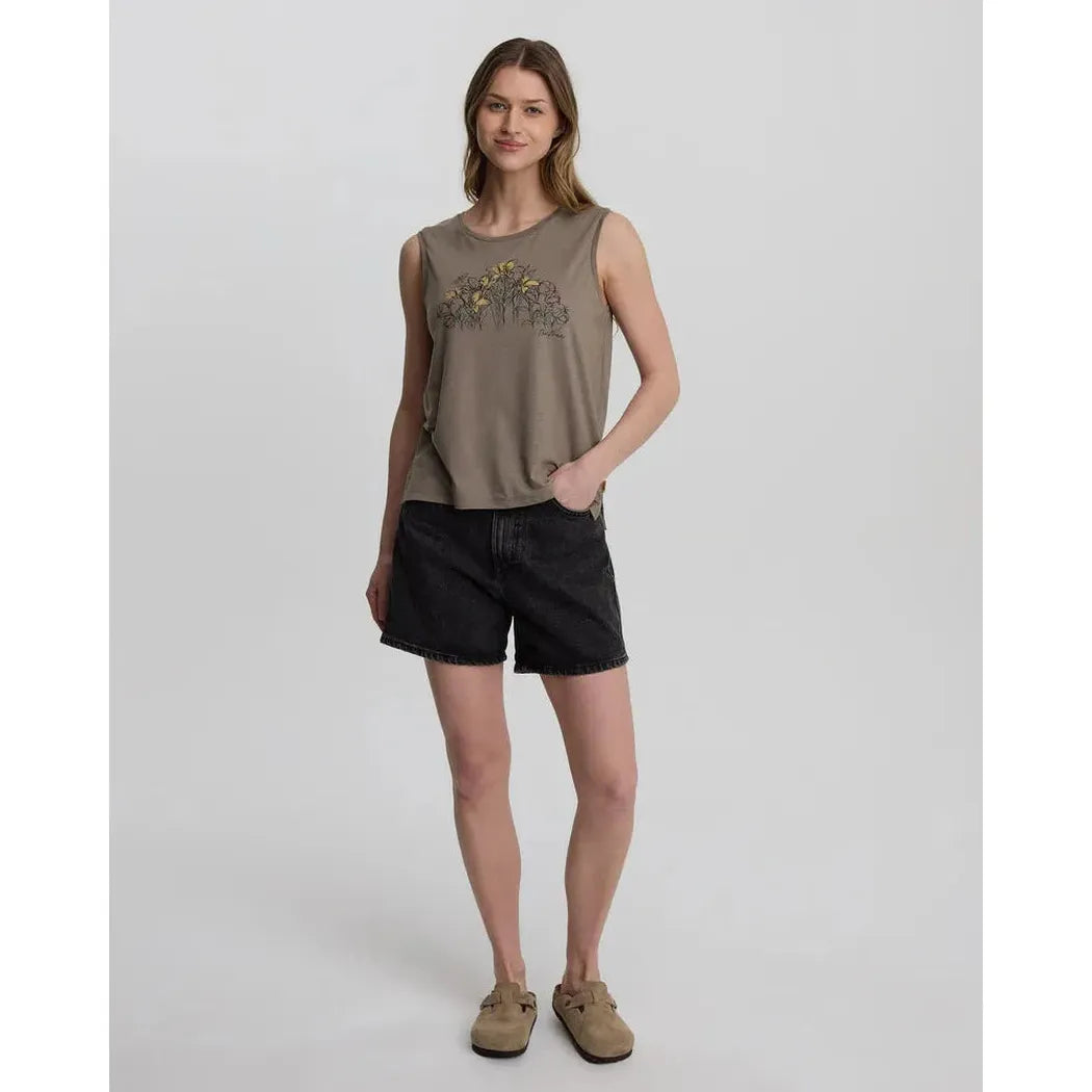 Tentree Women's Lakeside Florals Tank-Women's - Clothing - Tops-Tentree-Appalachian Outfitters