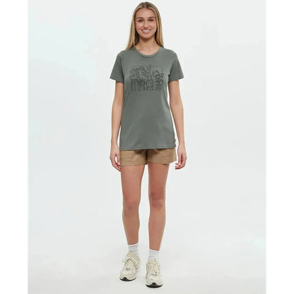 Tentree Women's Plant T-Shirt-Women's - Clothing - Tops-Agave Green Meteorite Black-XS-Appalachian Outfitters