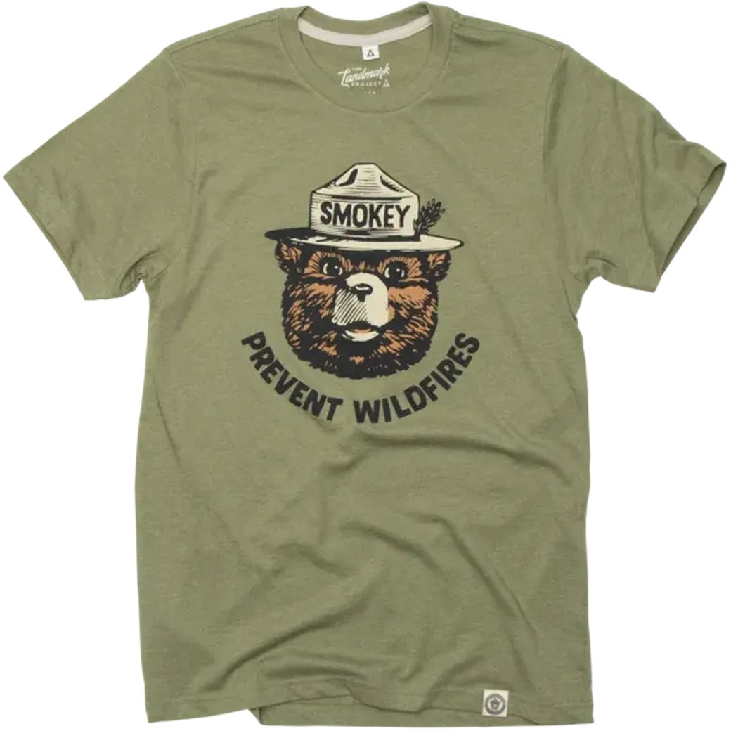 The Landmark Project Smokey Retro Unisex Short Sleeve Tee-Unisex - Clothing - Tops-Cactus-XS-Appalachian Outfitters