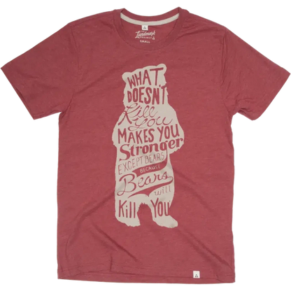The Landmark Project Bear Tee-Unisex - Clothing - Tops-The Landmark Project-Poppy-XS-Appalachian Outfitters