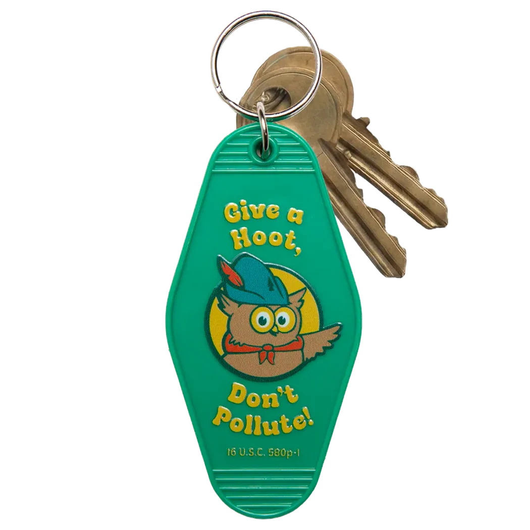 The Landmark Project Give A Hoot Keychain-Accessories - Novelty-The Landmark Project-Appalachian Outfitters