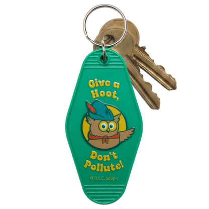 The Landmark Project Give A Hoot Keychain-Accessories - Novelty-The Landmark Project-Appalachian Outfitters